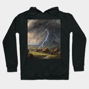 Storm In Medieval Scandinavia Hoodie